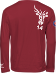 T-Shirt Langarm 14Ender Logo angeled blood