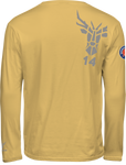 T-Shirt Langarm 14Ender Logo angeled gelb