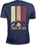 T-Shirt 14ender Trail of Life navy