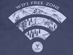 T-Shirt  14Ender® Wifi Free Zone navy